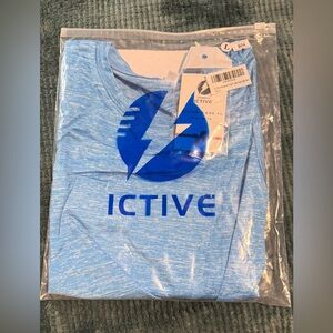 ICTIVE Blue Athletic Tank Exercise Workout Gym Yoga Top NWT